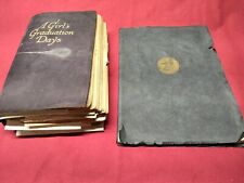WOW A Girl's Graduation Days 1923 High School Scrapbook Archives + '23 Yearbook picture
