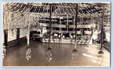 1910's BPOE ELKS DECORATED BALLROOM CONVENTION FESTIVE CREPE PAPER POSTCARD picture