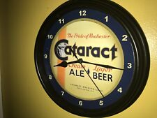Cataract Ale Lager Beer Bar Man Cave Clock Advertising Sign picture