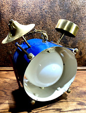 Mid Century Drummers DRUM SET Hanging Light Fixture ~ Childs Bedroom Swag Lamp picture