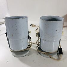 2 Vintage 1950s 1960s  vintage retro mid-century atomic UP LIGHT Pair LEITER SEE picture