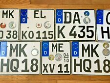 Single German Motorcycle License Plate - Craft Condition picture