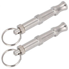 2pcs Stainless Steel Ultrasonic Whistle Portable Trainer Training Tool For FD picture