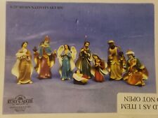 Kurt Adler Resin Nativity Figurine Set, 6.25-Inch, Set of 8 - C5709 picture