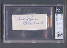 Chico Marx d1961 signed autograph auto 1x2.5 cut Actor Marx Brothers BAS Slabbed picture