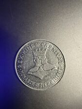1961 Krewe of REX aluminum Mardi Gras Doubloon New Orleans picture