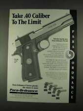 1996 Para-Ordnance P16-40 Pistol Ad - To The Limit picture