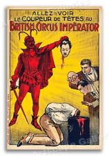 1930 British Circus Imperator Vintage Style Magic Poster - 24x36 picture