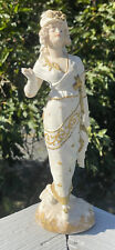 Antique Late 19th / Early 20th C. European Continental Bisque Porcelain Woman picture