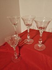 Cambridge Glass  Co. Rose  Point  Tall Sherbet/ Champagne Set of 4 picture