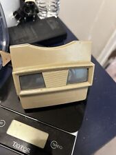 Sawyers View-Master Light Tan Model G 3d Viewer with Brown Lever picture