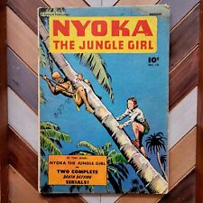 NYOKA: JUNGLE GIRL #10 VG/FN (Fawcett 1948) Scarce PRE-CODE 1st Print 10c Cover picture