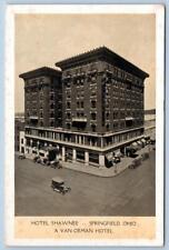1920's VAN ORMAN HOTEL SHAWNEE SPRINGFIELD OHIO 250 ROOMS 200 BATHS POSTCARD picture