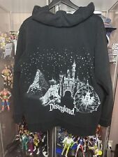 Vintage Disneyland Disney park  Black  Zip Up Jacket Xl 🔥 picture