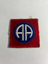 WWII US Army 82nd Airborne Division Patch W-1 0092 picture