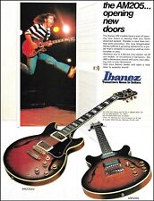 1983 Ibanez AM Stagemaster series AM205AV AM50BS guitar ad John Bushnell picture
