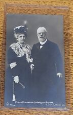 Prince & Princess Ludwig von Bayern Royalty Postcard 1908 picture