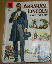 Dell Abraham Lincoln Life Story Comic Book. 1958 picture