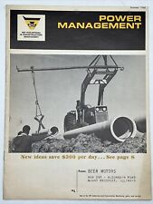 1968 MASSEY FERGUSON INDUSTRIAL CONSTRUCTION MACHINERY POWER MANAGEMENT MAGAZINE picture