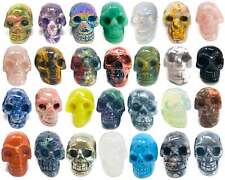 Crystal Skulls in 35+ Healing Crystal types, Large, Small Carving picture