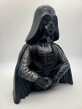 Vintage 1970's SW Star Wars 12” Darth Vader Ceramic Lamp Display Bust Cool Paint picture
