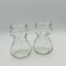 Traditional Dutch Hyacinth Glass Vase Set Of 2 picture