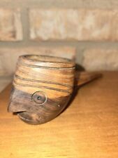 Hand Carved Wooden Smoking Pipe -Unsmoked picture