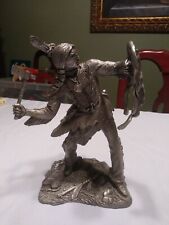 Comanche Warrior By Jim Potter The Western Heritage Museum Fine Pewter Figure picture