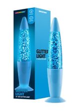 BRIGHTSIDE Glitter Light Lamp 13” LED Lamp Blue Water+ Silver Glitter SEALED BOX picture