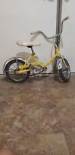 Schwinn Lil Tiger Bike Yellow with Extra Handlebar and Crack  picture