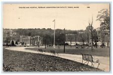 Theatre And Hospital Veterans Administration Facility Togus Maine ME Postcard picture
