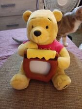 Winnie the Pooh Holding Honey Pot Photo Frame Plush NWBOX Appx 11
