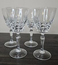 Vintage Cristal d'Arques Chateaudun Fine French Wine Glass Set Of 4 picture