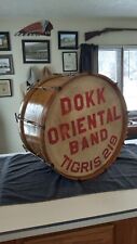 ANTIQUE MARCHING BAND BASS DRUM picture