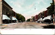 Postcard Main Street in Hartford, Connecticut picture