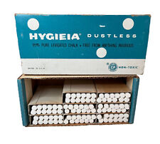 Vintage Dixon Hygieia Dustless 95% Levigated White Chalk - 96 Sticks picture