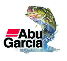 ABU GARCIA STICKER DECAL BASS FISH REEL TACKLE BOX LABEL ROD LINE TOOLBOX USA picture
