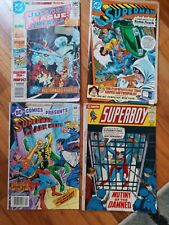DC comics Bundle lot of 4 Superboy Superman Justice league picture