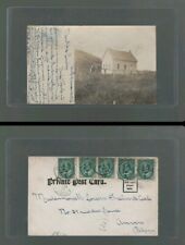 RPPC One Room School House Hull Gatineau Quebec Canada to Antwerp Belgium 1906 picture