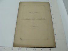 ORIGINAL - DARTMOUTH COLLEGE --1864-65 CATALOG of OFFICERS & STUDENTS 40pgs  picture