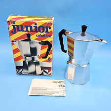 Bialetti Italy Junior Caffettiera Coffee Pot in Original Box with Instructions picture
