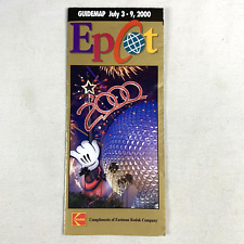 Disney Epcot Guidemap 2000 Vintage Brochure Eastman Kodak picture