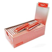 Moon 50 Booklets Rolling Papers Wood Papers 70 mm Cigarette Tobacco Full Box Red picture