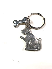 Good Dog Keychain Silver Tone picture