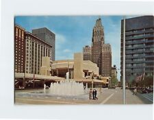 Postcard Fountain & Theatre Charles Center Baltimore Maryland USA picture