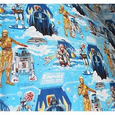 1979 Star Wars Empire Strikes Back Flat Sheet Valance Scrap Fabric picture
