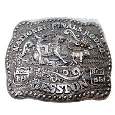 1985 Small Rodeo Belt Buckle NFR Youth Roping Kids National Finals NOS picture
