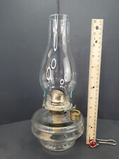 Vintage Glass Oil Kerosene Lamp 3.5” Base w/ Side Fill Wall  Hanging Basket Lamp picture