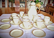Antique Rosenthal Germany 23pc set coffee pot cream sugar 6cups saucers 6 plates picture