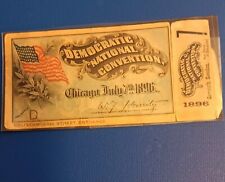 1896 Democratic national convention ticket picture